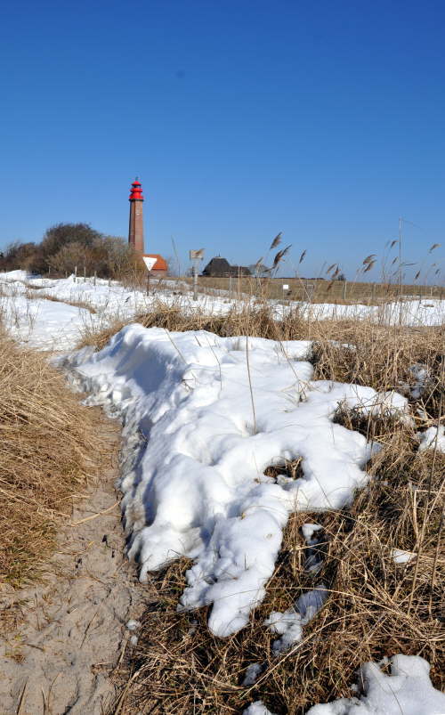 Flügger Leuchtturm im Winter