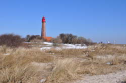 Flgger Leuchtturm im Winter