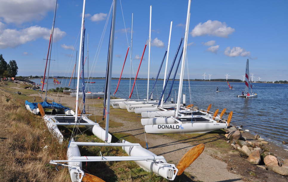 Segeln beim Campingplatz Wulfen