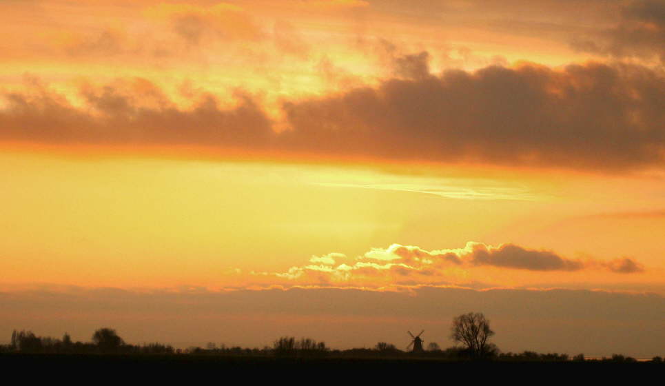 Sonnenuntergang auf Fehmarn