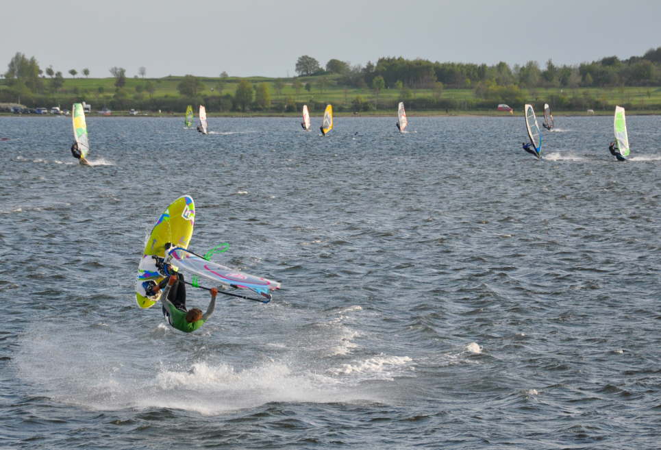 Surfer am Burger Binnensee