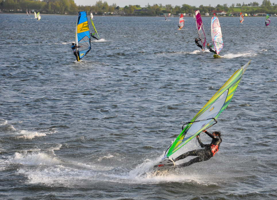 Surfer bei Windstrke 7