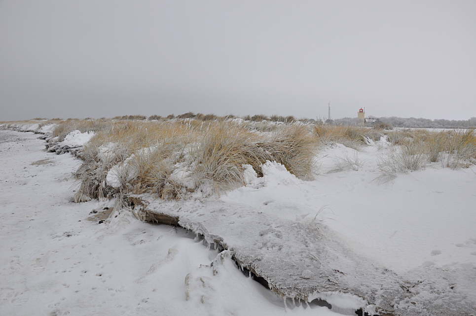 Westermarkelsdorf Strand im Winter