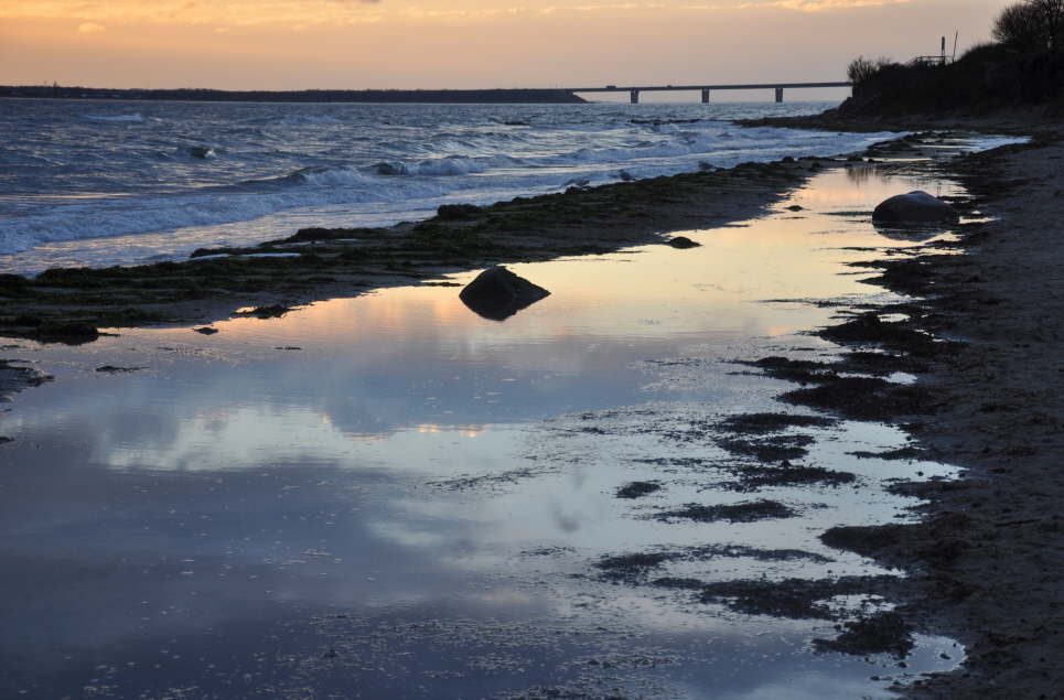 Abendstimmung am Strand bei Wulfen